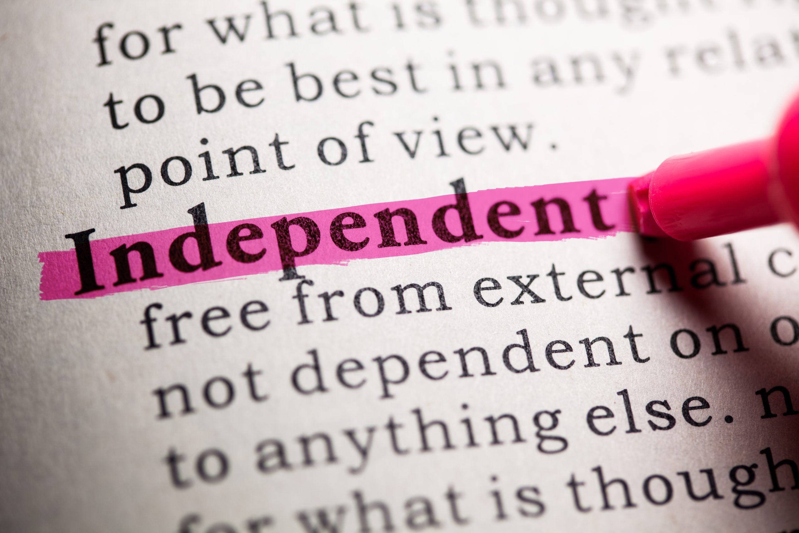 How Do You Define Independent?