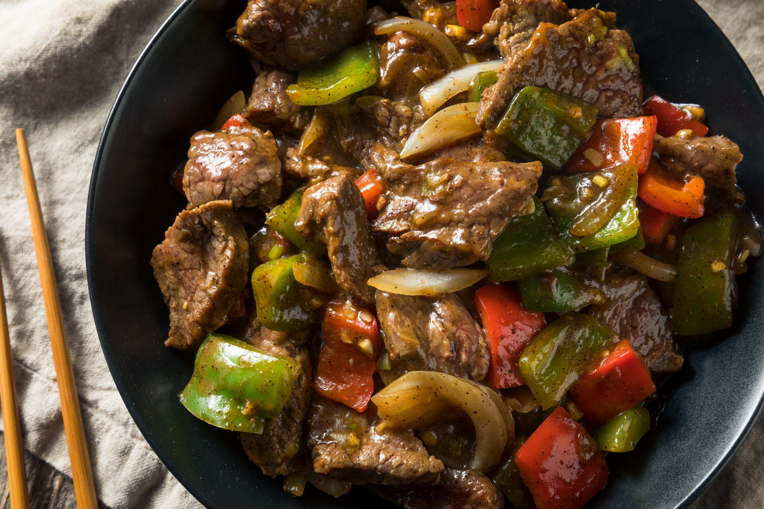 Beef Stir Fry with Toasted Cashews